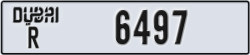 dubai - code - R - number -6497