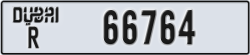 dubai - code - R - number -66764
