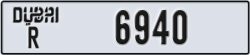 dubai - code - R - number -6861
