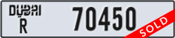 dubai - code - R - number -70450