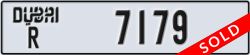 dubai - code - R - number -7179