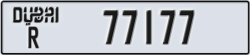 dubai - code - R - number -77098