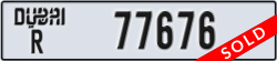 dubai - code - R - number -77676