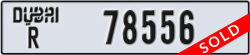 dubai - code - R - number -78556