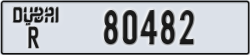 dubai - code - R - number -80482