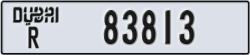 dubai - code - R - number -83813