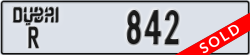 dubai - code - R - number -842