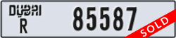 dubai - code - R - number -85587