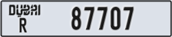 dubai - code - R - number -87707
