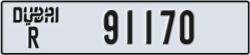 dubai - code - R - number -91170