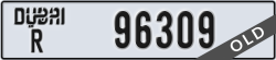 dubai - code - R - number -96309
