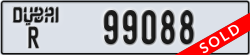 dubai - code - R - number -99088