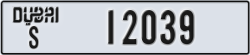 dubai - code - S - number -12039