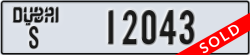 dubai - code - S - number -12043