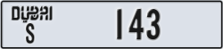 dubai - code - S - number -143