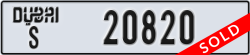 dubai - code - S - number -20820