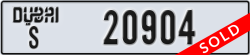 dubai - code - S - number -20904