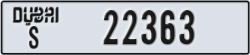 dubai - code - S - number -22363