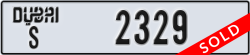 dubai - code - S - number -2329