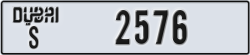 dubai - code - S - number -2576