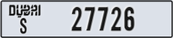 dubai - code - S - number -27726