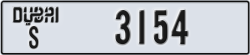 dubai - code - S - number -3154