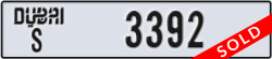 dubai - code - S - number -3392
