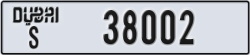 dubai - code - S - number -38002