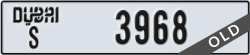 dubai - code - S - number -3968