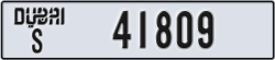 dubai - code - S - number -41809