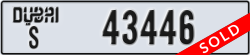 dubai - code - S - number -43446