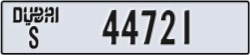 dubai - code - S - number -44721