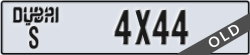 dubai - code - S - number -4X44