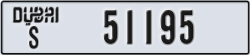 dubai - code - S - number -51195