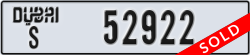 dubai - code - S - number -52922