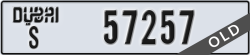 dubai - code - S - number -57257