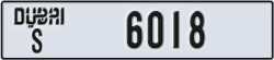dubai - code - S - number -6018