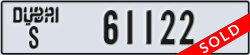 dubai - code - S - number -61122
