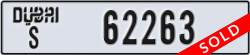 dubai - code - S - number -62263