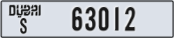 dubai - code - S - number -63012