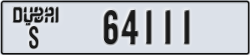 dubai - code - S - number -64111