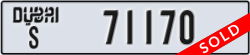 dubai - code - S - number -71170