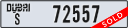 dubai - code - S - number -72557