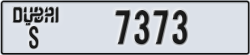 dubai - code - S - number -7373