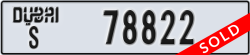 dubai - code - S - number -78822