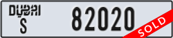 dubai - code - S - number -82020