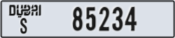 dubai - code - S - number -85234