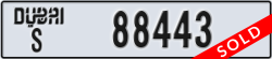 dubai - code - S - number -88443