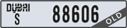 dubai - code - S - number -88606