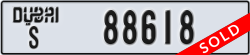 dubai - code - S - number -88618